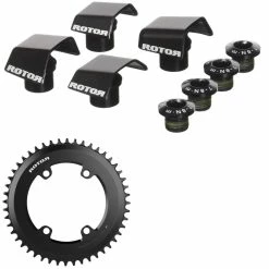 Grand Plateau Rotor Aero Pour Pédalier Shimano R9100 & R8000 Avec Kit De Visserie