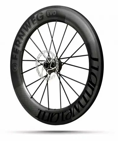 Roue Avant LIGHTWEIGHT FERWEG EVO Schwarz Edition Disque Tubeless 1 Roue Avant LIGHTWEIGHT FERWEG EVO Schwarz Edition Disque Tubeless