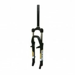 Marque Fourche Vtt 26 " Zoom 565Mlo A Ressort Noir Reglable Deb. 80Mm Pivot Lisse 240Mm 1''1-8-28,6 Exterieur Compatible V-Brake-Disc