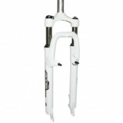 Marque Fourche Vtt 27.5 " Zoom 386Mlo A Ressort Blanc Regl.-Bloc. Deb. 60Mm Pivot Lisse 285Mm 1''1-8-28,6 Ext. Compt. V-Brake-Disc
