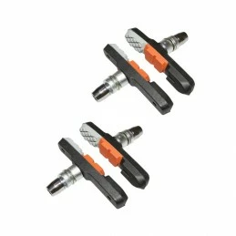 Marque Porte Patin Frein Vtt A Vis Deporte Newton 72Mm Orange/Gris/Noir Type Shimano (2 Paires) 1 Marque Porte Patin Frein Vtt A Vis Deporte Newton 72Mm Orange/Gris/Noir Type Shimano (2 Paires)